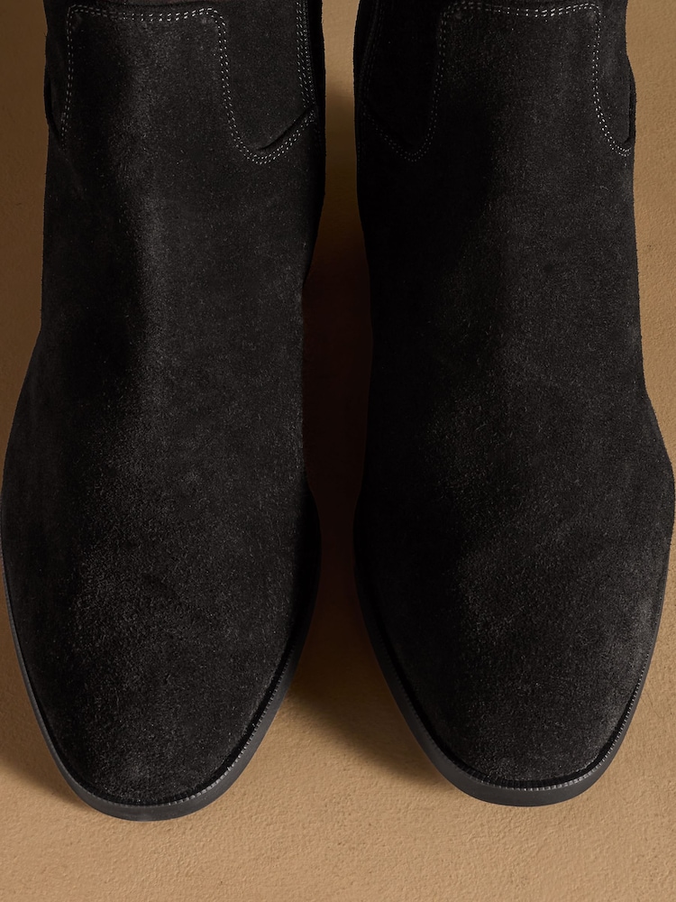 Russell & Bromley Black Edenhall Tall Side Zip Heeled Ankle Boots - Image 7 of 7 Russell & Bromley Black Edenhall Tall Side Zip Heeled Ankle Boots - Image 7 of 7