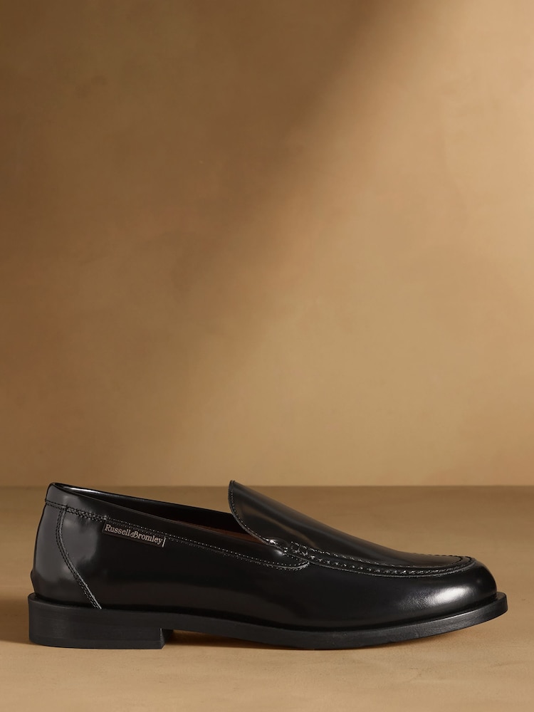 Russell & Bromley Black Dalston Clean Loafers - Image 2 of 7