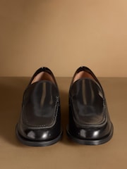 Russell & Bromley Black Dalston Clean Loafers - Image 3 of 7