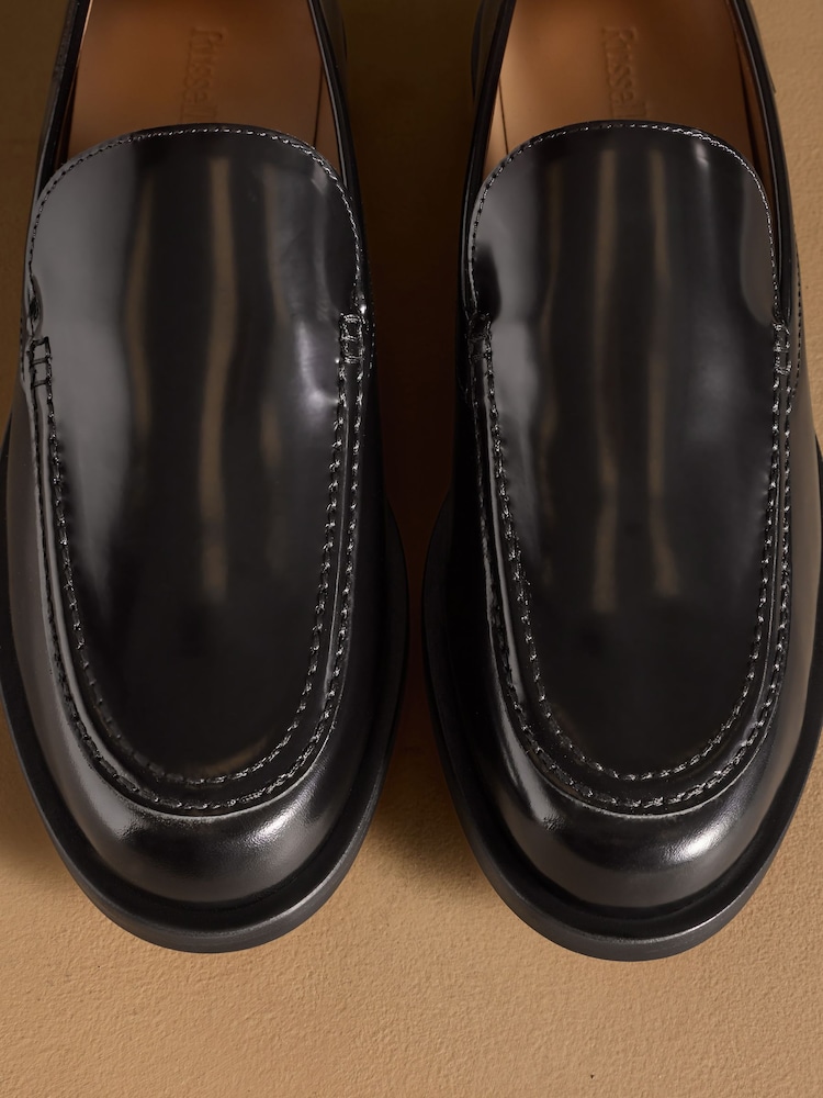 Russell & Bromley Black Dalston Clean Loafers - Image 7 of 7