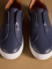 Russell & Bromley Navy Heaton Laceless Trainers - Image 7 of 7
