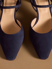 Russell & Bromley Navy Ellonby Elasticated Courts - Image 6 of 7