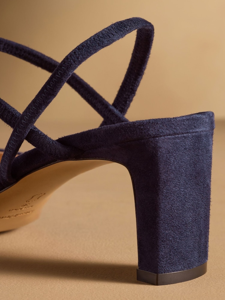 Russell & Bromley Navy Ellonby Elasticated Courts - Image 7 of 7