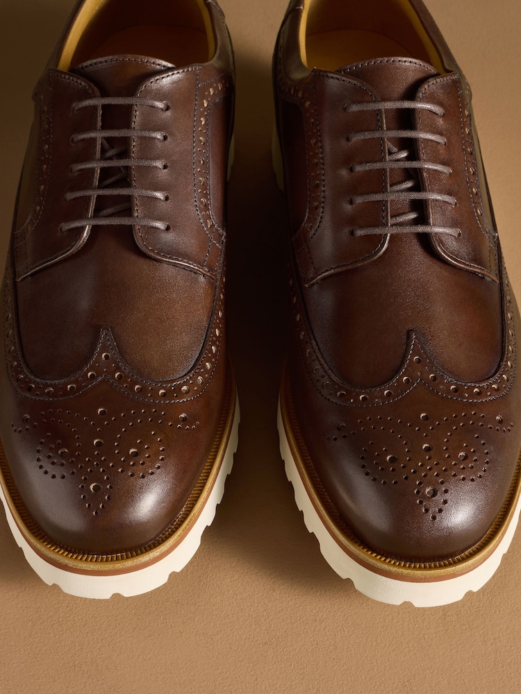 Russell & Bromley Brown Warden Hybrid Brogue - Image 7 of 7