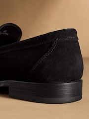 Μαύρο σουέτ - Μοκασίνια Russell & Bromley Maltby - Εικόνα 6 από 7