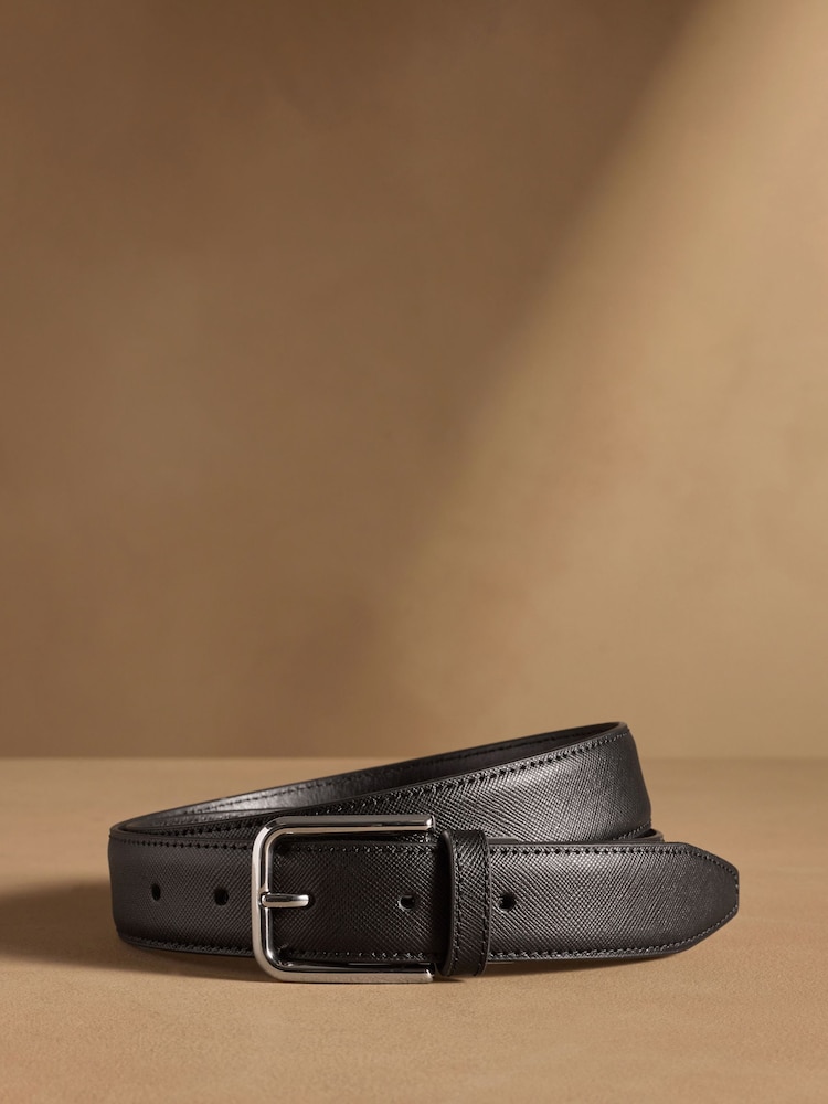 Russell & Bromley Black Bramley Belt - Image 1 of 4