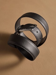 Russell & Bromley Black Bramley Belt - Image 2 of 4