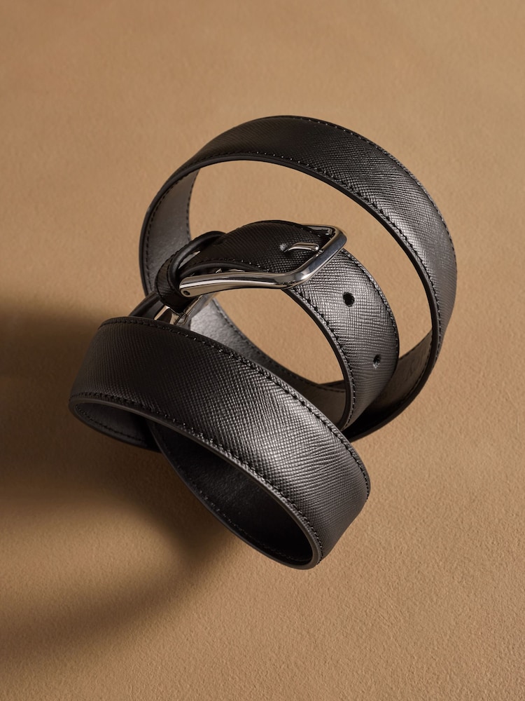 Russell & Bromley Black Bramley Belt - Image 2 of 4