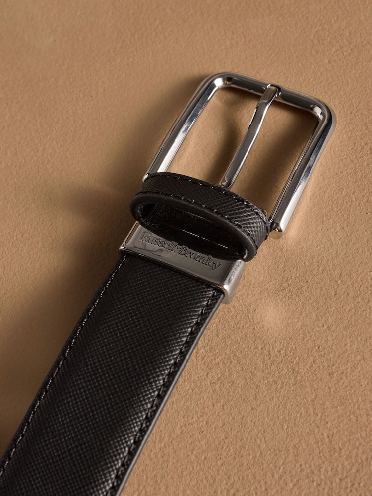 Russell & Bromley Black Bramley Belt - Image 4 of 4