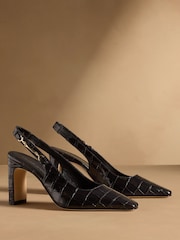 Russell & Bromley Marley Heeled Snaffle Slingbacks - תמונה 1 מתוך 7