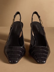 Russell & Bromley Marley Heeled Snaffle Slingbacks - תמונה 3 מתוך 7