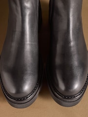 Russell & Bromley Black Mystic Chunky Chelsea Ankle Boots - Image 4 of 7