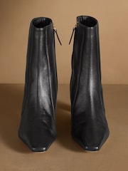 Russell & Bromley Black Malpas High Ankle Heeled Boots - Image 3 of 7