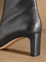 Russell & Bromley Black Malpas High Ankle Heeled Boots - Image 6 of 7