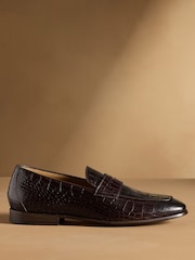 Russell & Bromley Black Farley Smooth Snaffle Loafers - Image 2 of 7