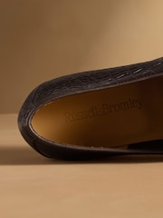 Russell & Bromley Black Farley Smooth Snaffle Loafers - Image 5 of 7