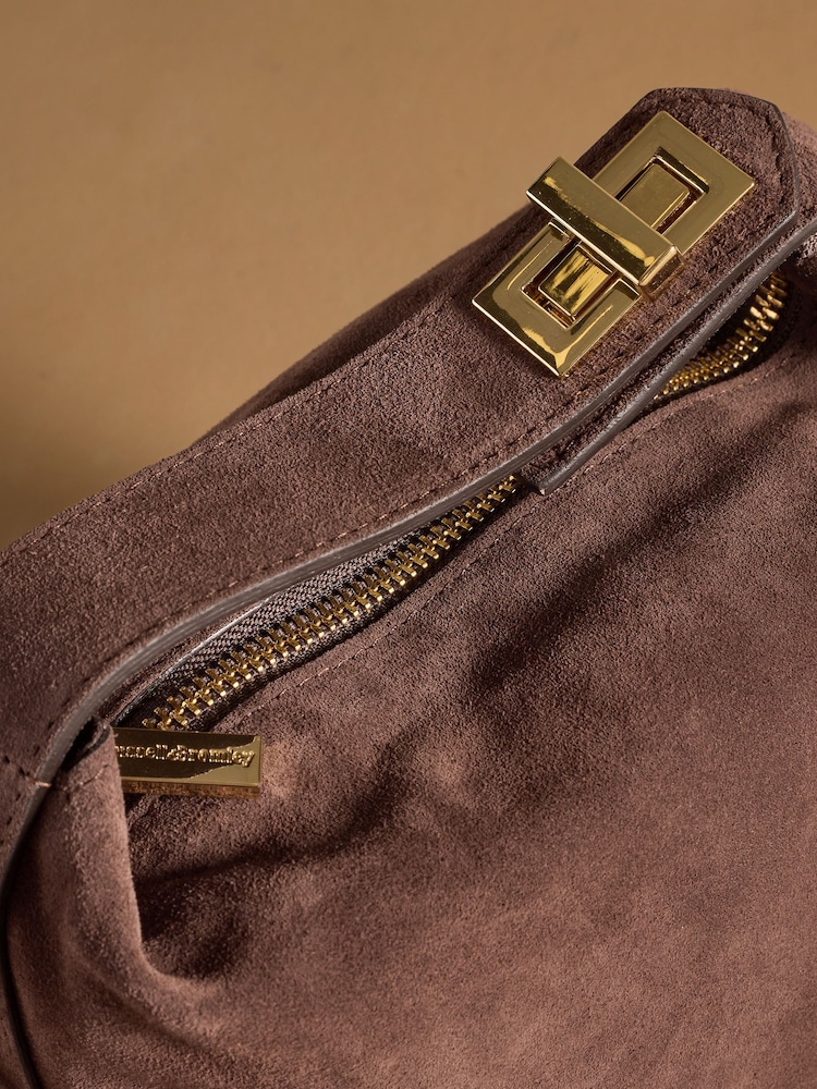 Russell & Bromley Brown Leather Otley Convertible Bag - Image 4 of 4