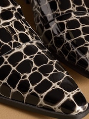 Russell & Bromley Monochrome Totter Flat Snipped Toe Loafers - Image 5 of 7