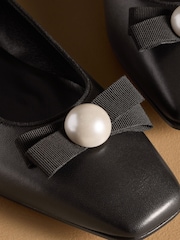 Russell & Bromley Black Carden Ballet Flats - Image 6 of 7