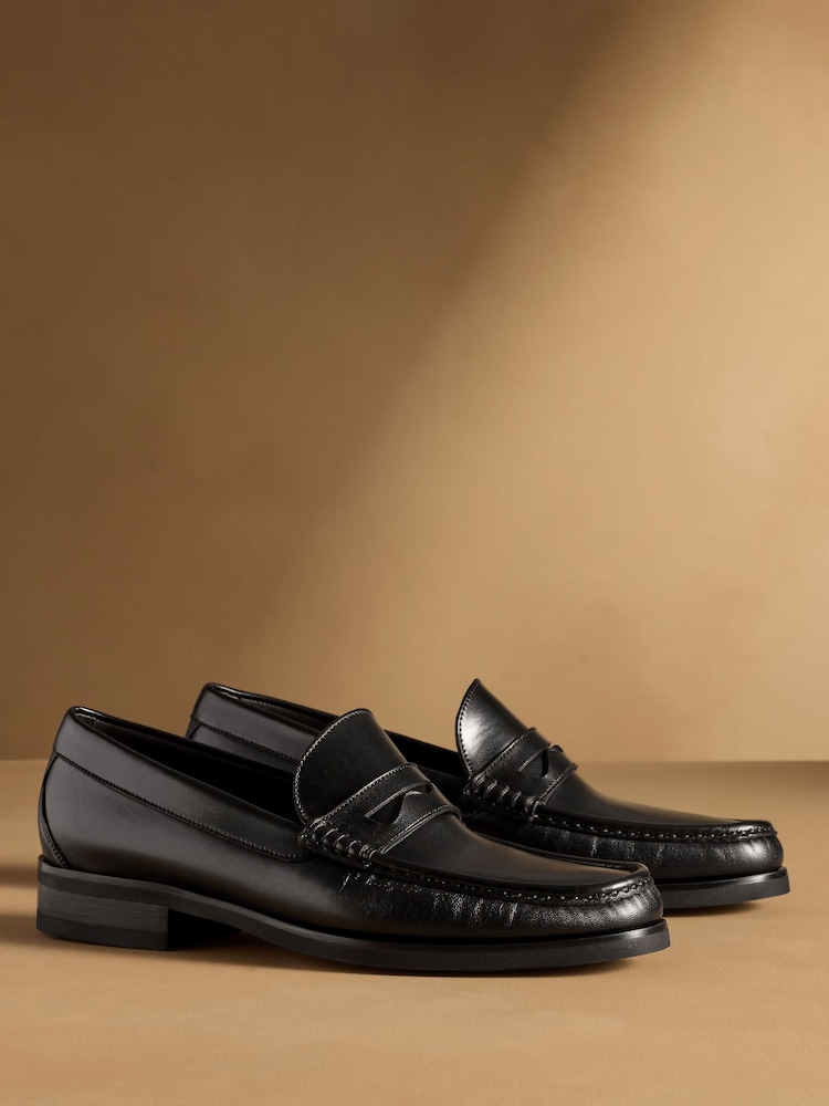 Russell & Bromley Black Southgate Classic Saddle Loafers - Image 1 of 7