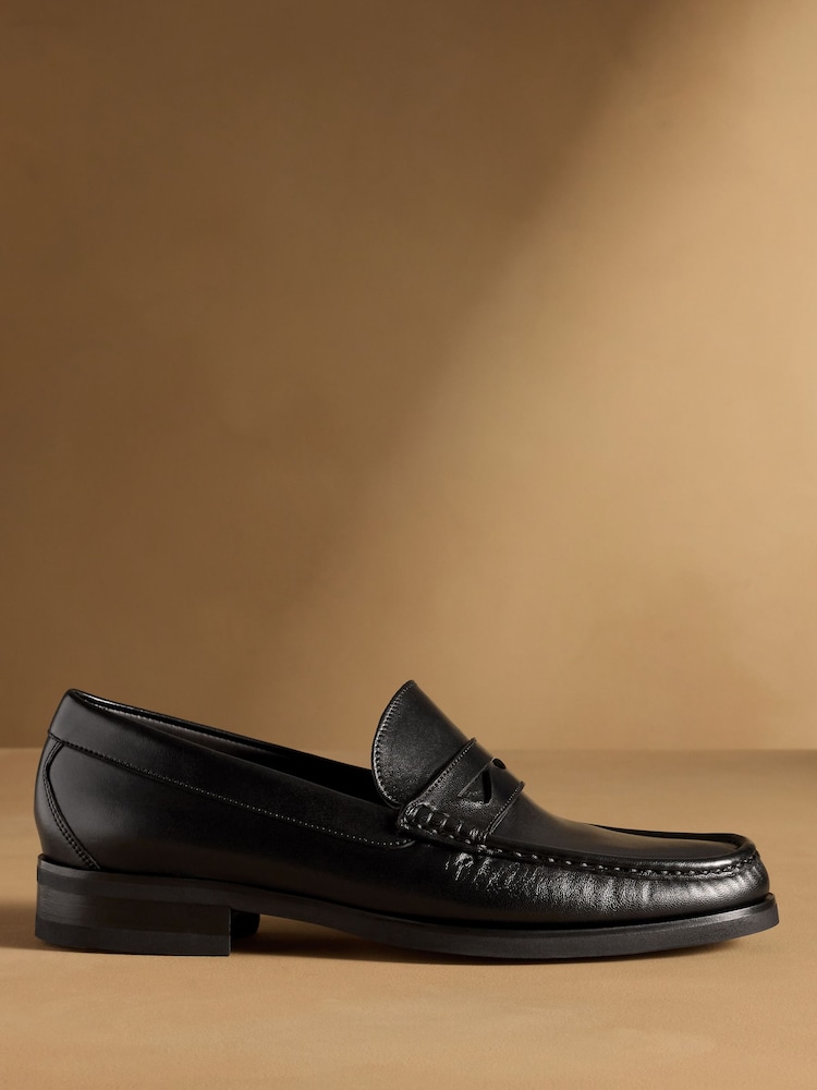 Russell & Bromley Black Southgate Classic Saddle Loafers - Image 2 of 7