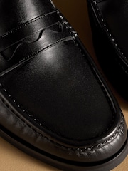 Russell & Bromley Black Southgate Classic Saddle Loafers - Image 5 of 7