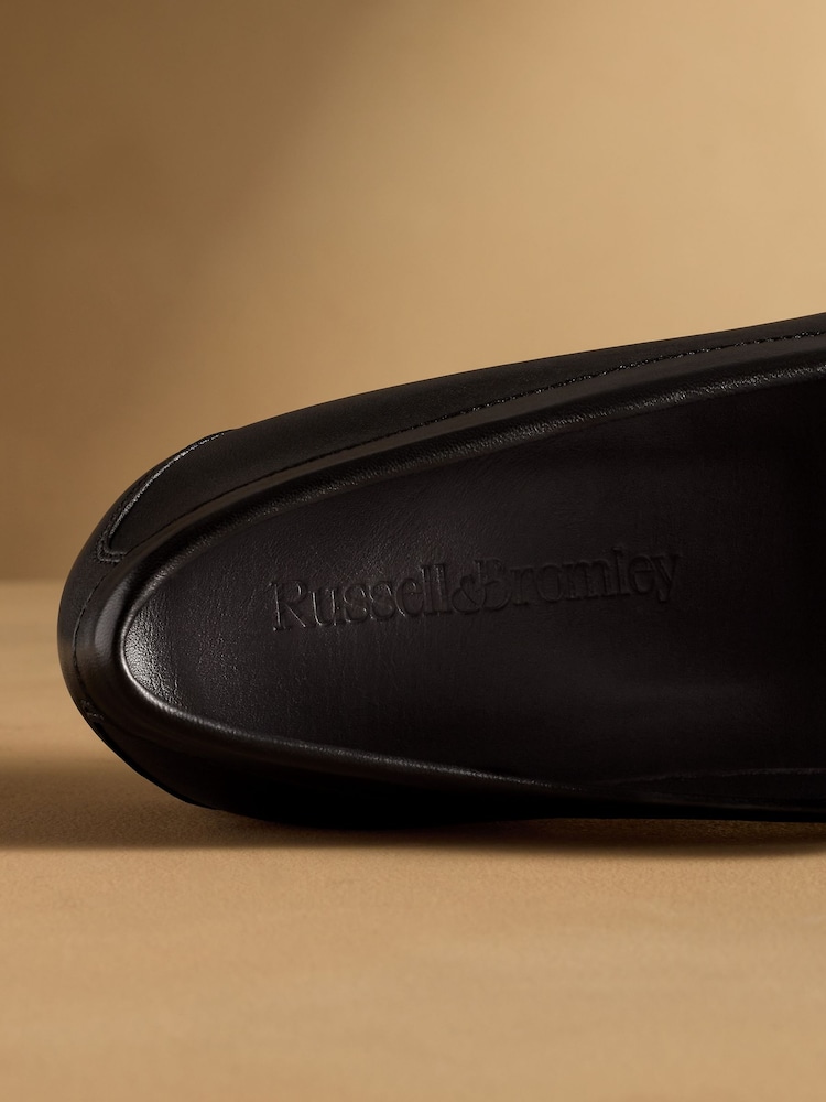 Russell & Bromley Black Southgate Classic Saddle Loafers - Image 7 of 7