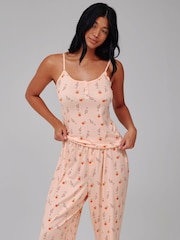 Loungeable Cocktail Button Cami And Trousers Pyjama Set - Bild 3 von 6