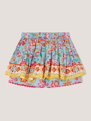 Monsoon Blue Adara Floral Print Skort - Image 2 of 3