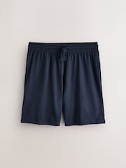 Blue Textured Stripe Short Sleeve Pyjamas Set - Image 3 of 5