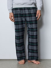 Grey Hoodie with Woven Pyjama Bottoms Set - Image 3 of 8