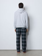 Grey Hoodie with Woven Pyjama Bottoms Set - Image 4 of 8