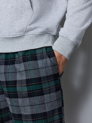 Grey Hoodie with Woven Pyjama Bottoms Set - Image 7 of 8