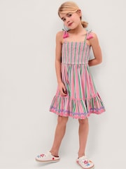 Monsoon Strappy Stripe Dress - Imaginea 1 din 4
