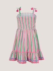 Monsoon Strappy Stripe Dress - Imaginea 3 din 4