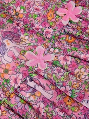 Monsoon Pink My Little Pony Ditsy Floral Print Dress - Image 4 of 4
