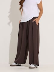PixieGirl Petite Brown Balloon Trousers - Image 2 of 6