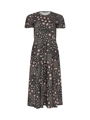 Коричневый - PixieGirl Petite Patchwork Midaxi Dress - Изображение 5 5