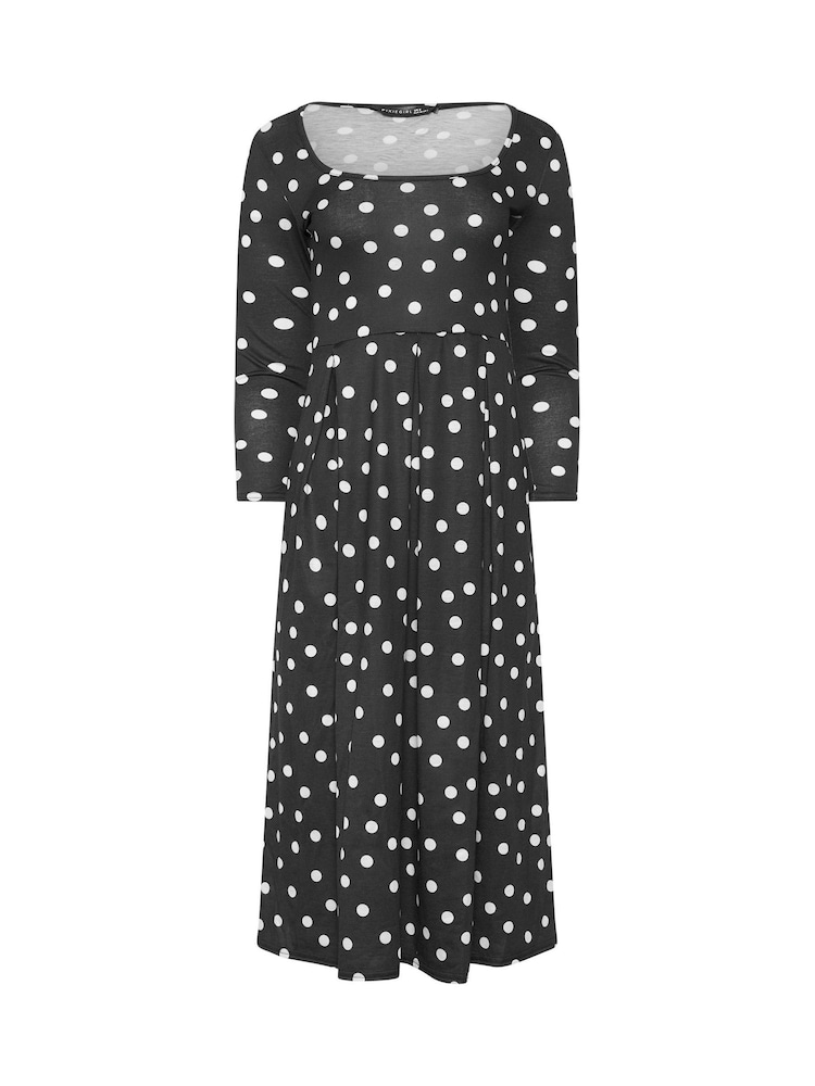 PixieGirl Petite принт с длинными рукавами плиссе платье макси - Изображение 5 5 PixieGirl Petite принт с длинными рукавами плиссе платье макси - Изображение 5 5