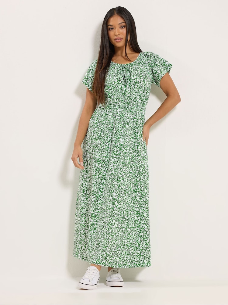 Зеленый - M&Co Petite Maxi Boho Dress - Изображение 1 5