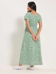 Зеленый - M&Co Petite Maxi Boho Dress - Изображение 3 5