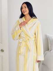 Chelsea Peers Fleece Embroidered Time for a Nap Dressing Gown - Image 3 of 5