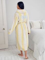 Chelsea Peers Fleece Embroidered Time for a Nap Dressing Gown - Image 4 of 5