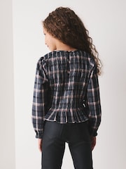 Mono Lurex Shirred Blouse (3-16yrs) - Image 3 of 4