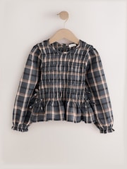 Mono Lurex Shirred Blouse (3-16yrs) - Image 5 of 8