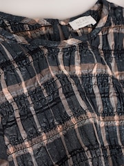 Mono Lurex Shirred Blouse (3-16yrs) - Image 7 of 8