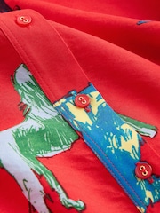 Red Dog Print Long Sleeve Shirt - Image 9 of 9