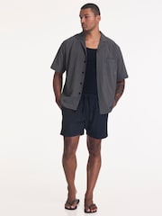 Grå - Religion Crinkle-stoff S/S-skjorte - Bilde 4 av 4