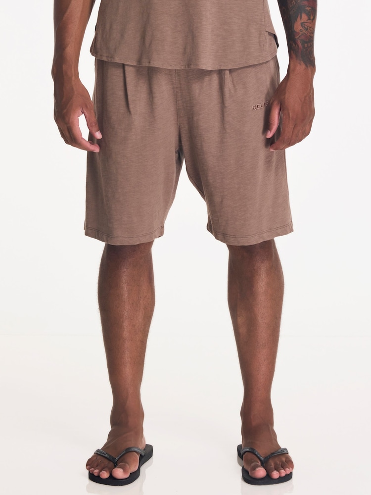 ブラウン - Religion Slub Shorts - 画像 1 / 4