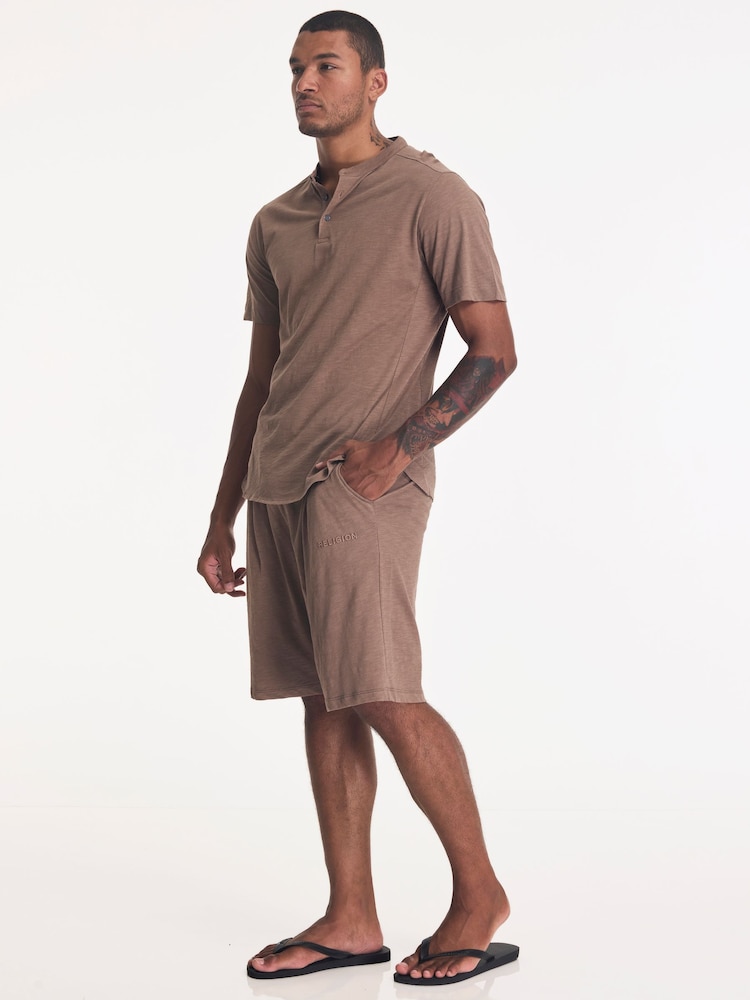 ブラウン - Religion Slub Shorts - 画像 4 / 4